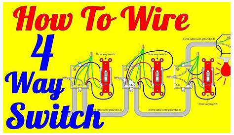 4 Way Light Switch Wiring Diagram - Wiring Diagram