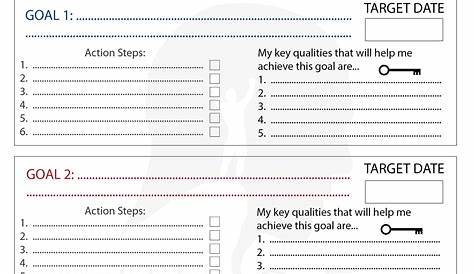 6 Useful Goal Setting Templates and One Step Closer to Achievement!