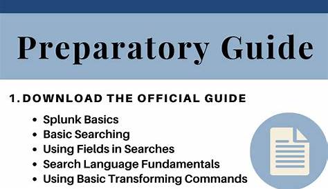 Splunk Core Certified User (SPLK-1001) - Testprep Training Tutorials