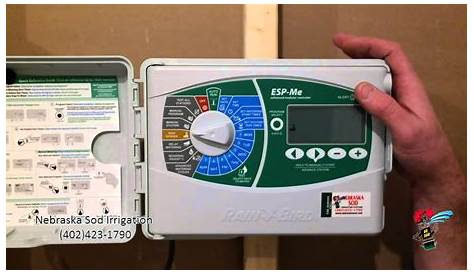 How To Program a RainBird ESP-ME controller | Sprinkler controller, Esp