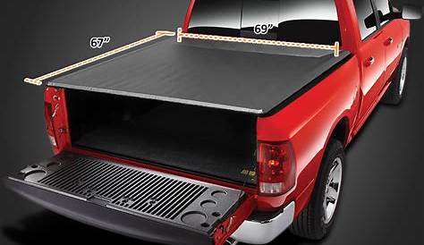 For 2007-2019 Toyota Tundra CrewMax 5.5ft Short Bed Vinyl Roll Up