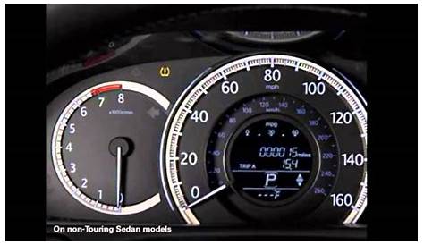 2013 Honda Accord Sedan - Tire Pressure Monitoring System.mp4 - YouTube