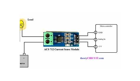 Hall Effect current sensor circuit with Arduino