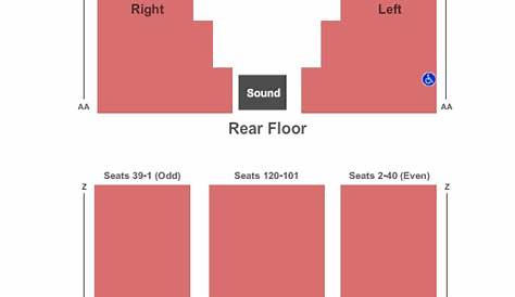 freeman stage seating chart 2022