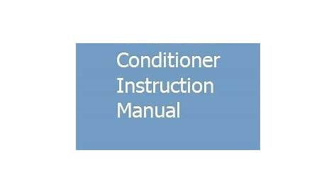 Kenmore Portable Air Conditioner Instruction Manual | Study guide, Exam