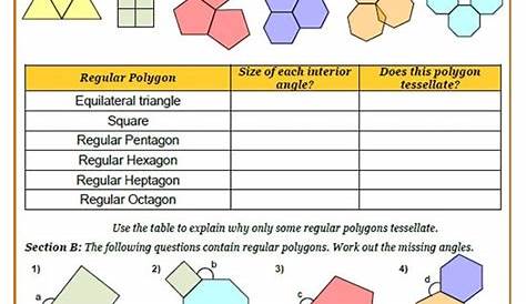 Polygons Maths Worksheets | Cazoom Maths worksheets