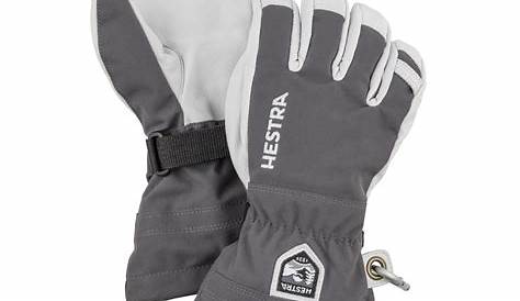 Hestra Army Leather Heli Ski 5 Finger - Gloves Kids | Free UK Delivery