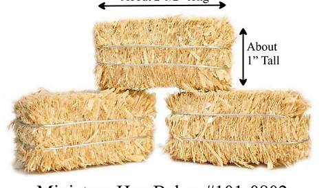 weight hay bale size chart
