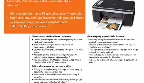 Download free pdf for HP Deskjet F4180 Multifunction Printer manual