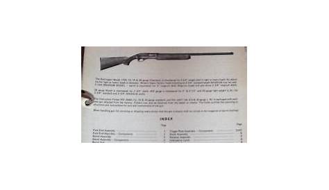 Remington Field Service Manual Model 1100 Gunsmith | eBay