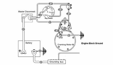 small engine starter switch wiring diagram