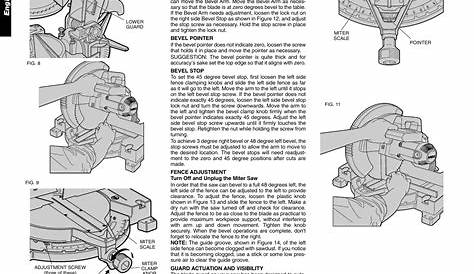 English | DeWalt 12" COMPOUND MITER SAW DW705 User Manual | Page 8 / 52