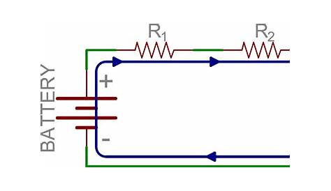 simple circuit diagram with resistor