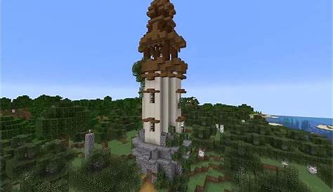 minecraft wizard tower blueprints