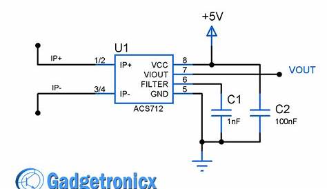 hall effect current sensor circuit diagram