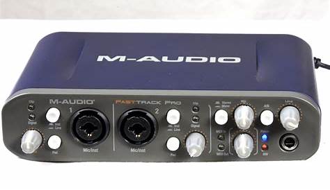m-audio fast track manual