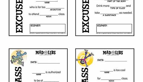 Printable Free Mad Libs Sheets | Free Printable