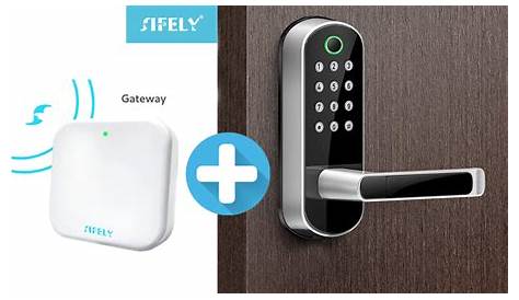 セット Sifely S Model Smart Lock， Gateway and Fobs Bundle :B09F8M1DXQ:海外輸入