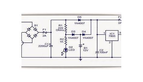 200 watt ups circuit diagram