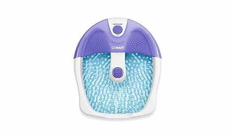 Conair Foot Spa/Pedicure Spa with Soothing Vibration Massage, Purple