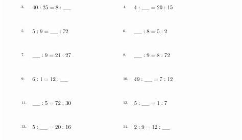 proportions worksheets 7th grade