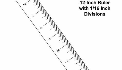 1 16 Printable Ruler - Printable Ruler Actual Size