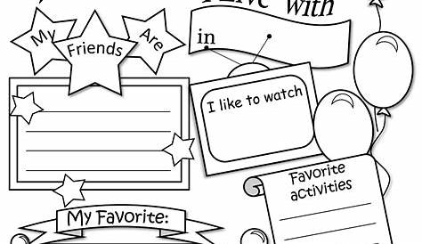 student all about me worksheet