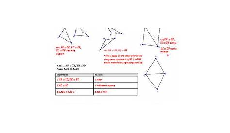 geometry congruence worksheet