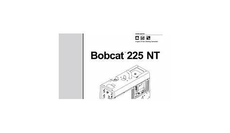miller bobcat 225 service manual