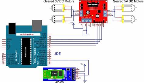 bluetooth controlled car circuit diagram