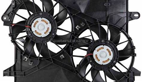 2006 Dodge Charger Cooling Fan Assembly Dual Fan Assembly - All Models