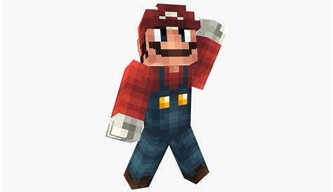 Mario Bros Skin Minecraft, HD Png Download , Transparent Png Image