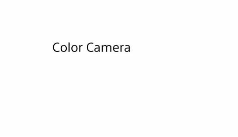 Sony HDC3500 Color Camera User Manual