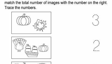 thanksgiving math worksheets for kindergarten