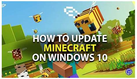 how do i update minecraft windows 10