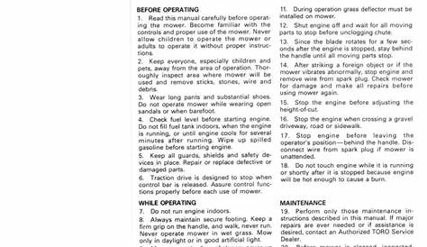 Toro Lx425 Owners Manual