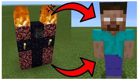 How To Spawn Herobrine in Minecraft Pocket Edition - YouTube