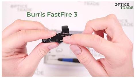 burris fastfire 2 manual