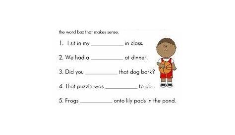Ee Worksheets Ks1 – Learning How to Read