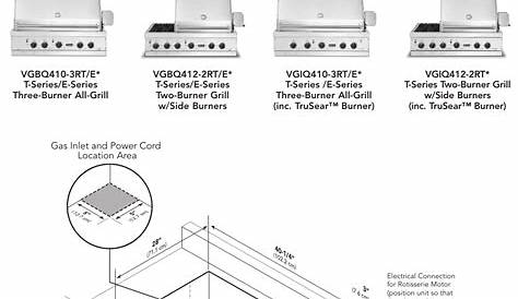 Viking Vgbq410 3Rt E Users Manual Design Considerations