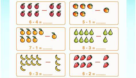 kindergarten subtraction worksheets - kindergarten subtraction