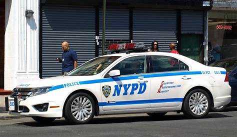 P034s NYPD Ford Fusion Hybrid Police Car, Inwood, New York… | Flickr