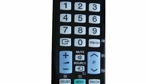 Samsung remote control bn59 manual