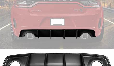 2019 dodge charger rear diffuser