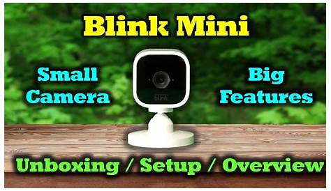 blink mini user manual