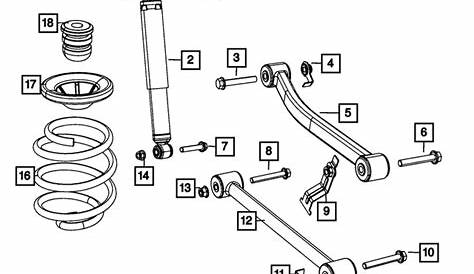 jeep wrangler suspension parts diagram