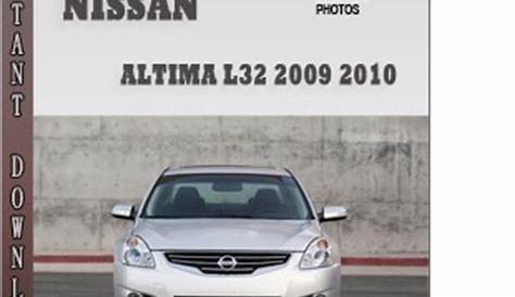 2009 2010 Nissan Altima L32 Service Repair Manual