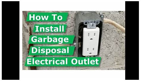 wiring a dishwasher to an outlet