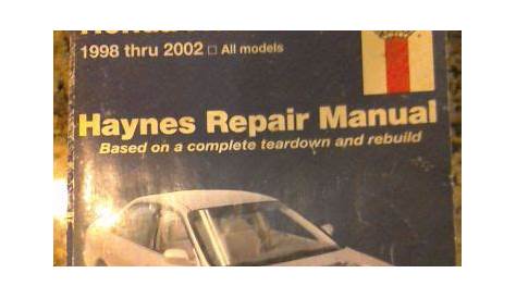 2002 honda accord repair manual pdf