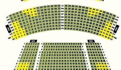 youtube theater los angeles seating chart
